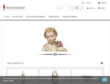 Tablet Screenshot of kunstworld-shop.com
